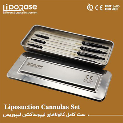 کانولای لیپوساکشن مدل اسپیرال فیکس هندل لیپوریس بهمراه برس تمیزکاری کد S03